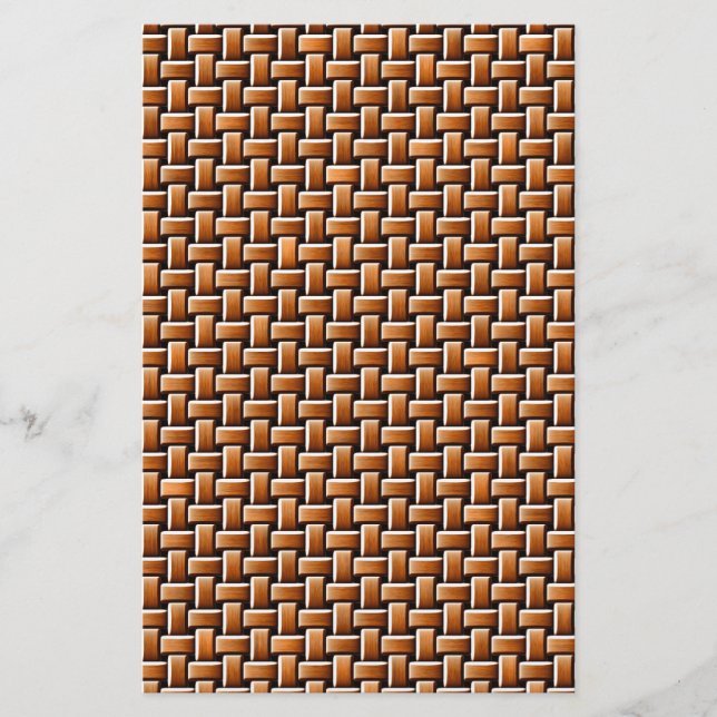 Rattan texture stationery (Front)