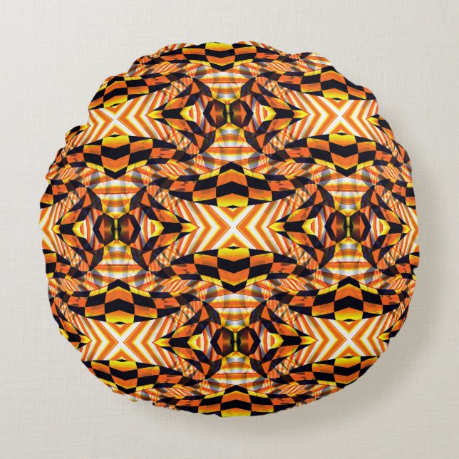 Rattler party..... round pillow (Front)