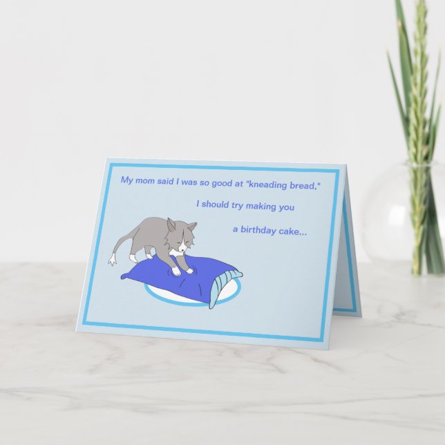 Rattles Kneads Bread Birthday Card (Front)