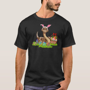 Rattlesnake Easter Egg Hunt Bunny Rattlesnake East T-Shirt