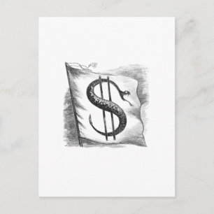 Rattlesnake Flag postcard