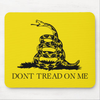 Rattlesnake Gadsden Flag: Fight, Resistance Mouse Pad
