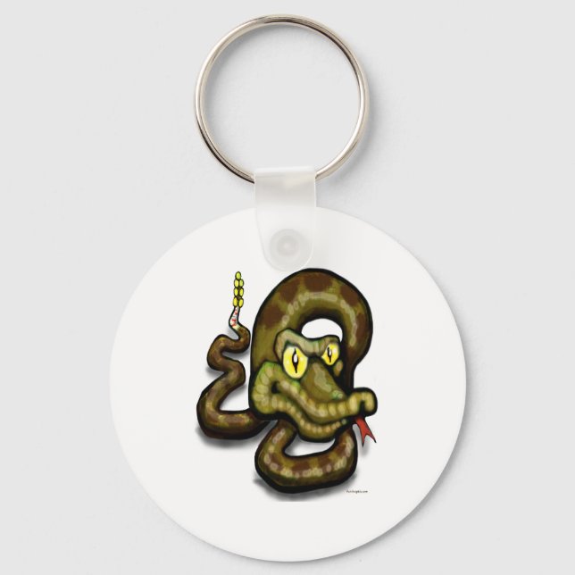 Rattlesnake Keychain (Front)