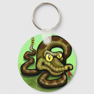 Rattlesnake Keychain
