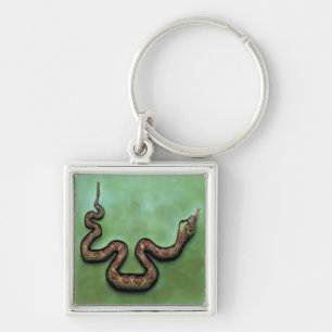 Rattlesnake Keychain