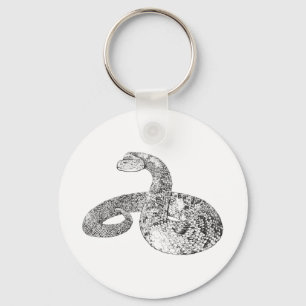 Rattlesnake Keychain