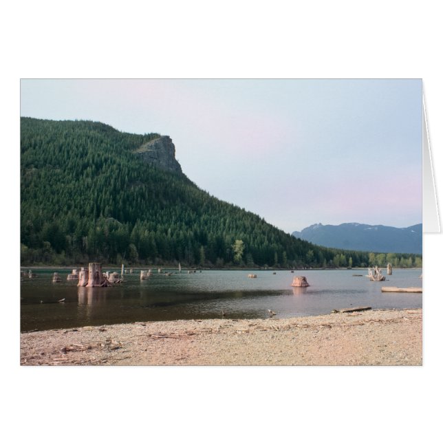 Rattlesnake Lake, Washington Blank Card (Front Horizontal)