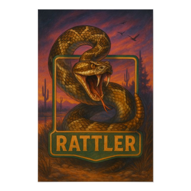 Rattlesnake Poster (Devant)