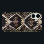 Rattlesnake Print Cell Phone Case<br><div class="desc">Detailed diamondback rattlesnake print smartphone case. Versions for most recent iPhone and Galaxy models available.</div>
