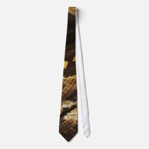 Rattlesnake Reptile Snake Skin Wildlife Neck Tie