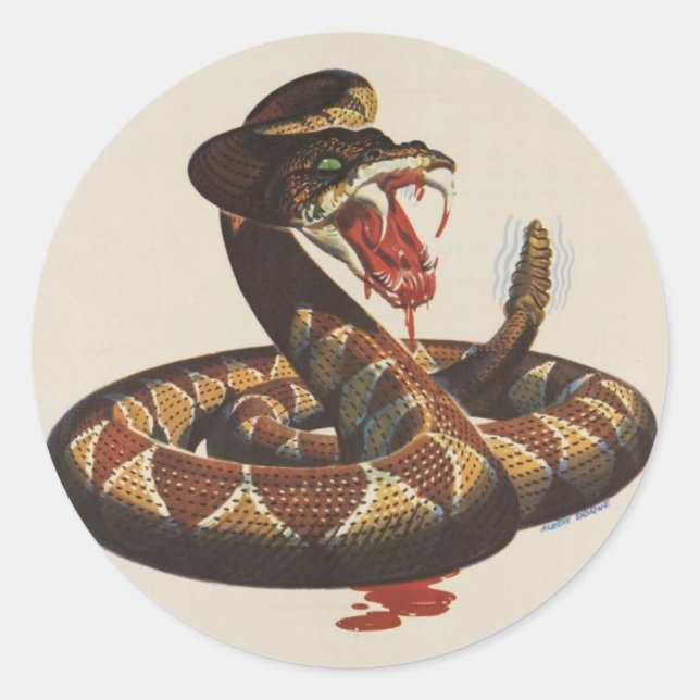 Rattlesnake Sticker (Front)