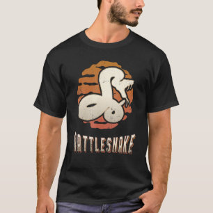 Rattlesnake Vintage Retro Classic Animal Sunset T-Shirt