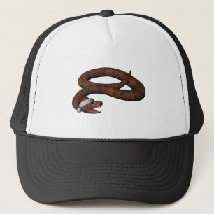Rattlesnake With Santa Hat