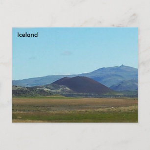 Raudakula Mountain, near Hjardarfell, Iceland Postcard