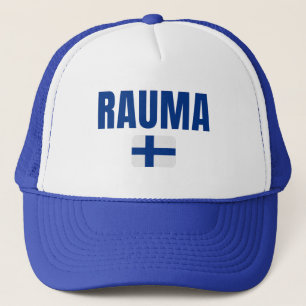 RAUMA Finland Flag Trucker Hat