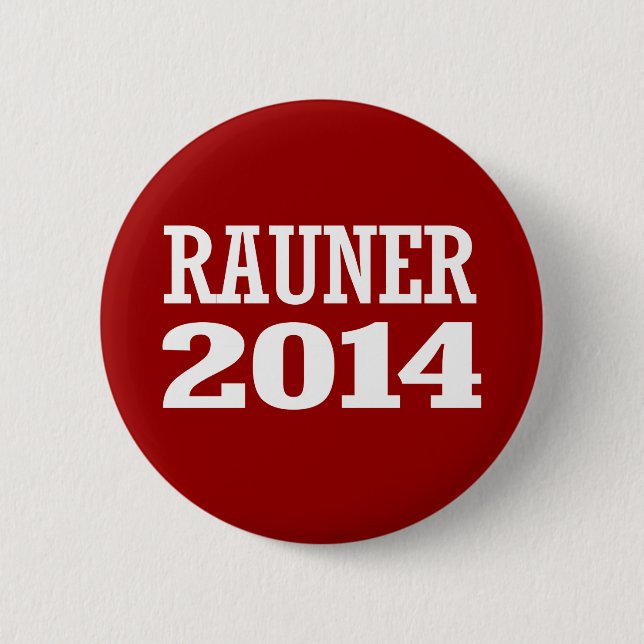 RAUNER 2014 2 INCH ROUND BUTTON (Front)