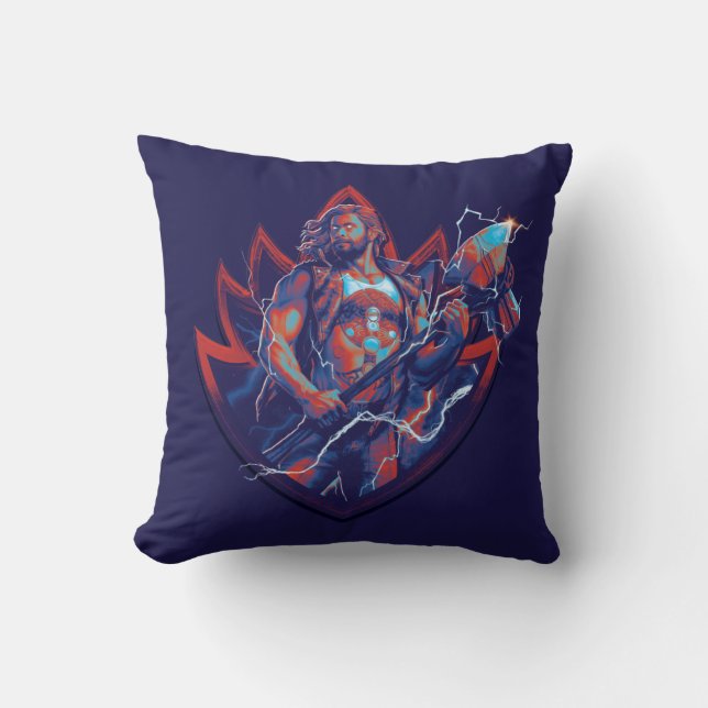 Ravager Thor Guardians of the Galaxy Graphic Throw Pillow (Front)