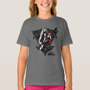 Ravager Thor Heavy Metal Norse Character Graphic T-Shirt
