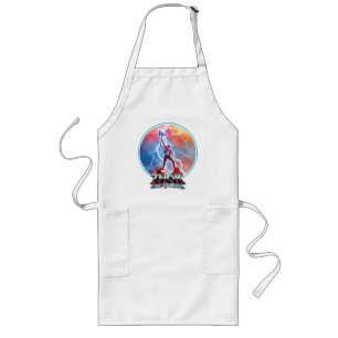 Ravager Thor On Mountain Top With Stormbreaker Long Apron