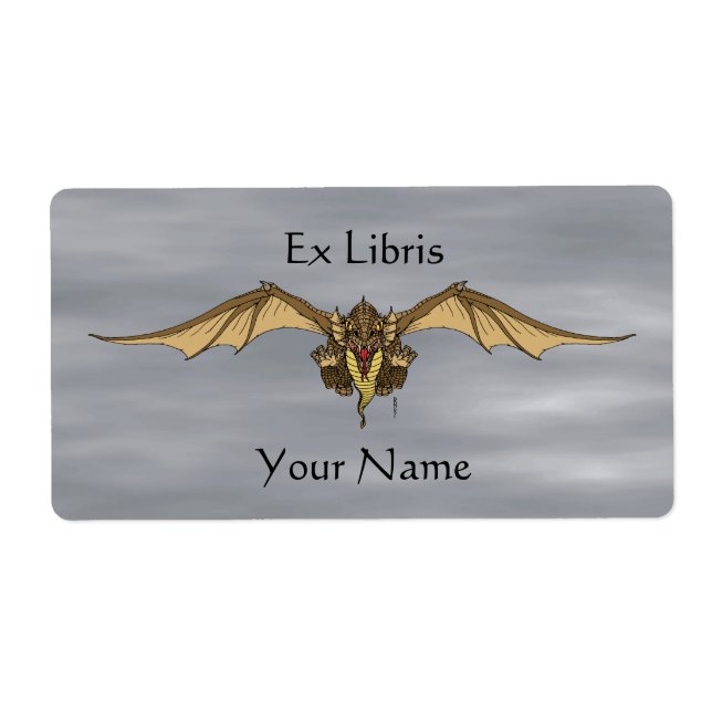 Ravaging Dragoness Bookplate (Front)