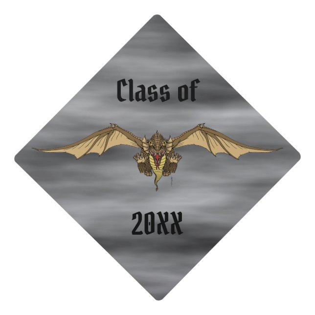 Ravaging Dragoness Graduation Cap Topper (Front)