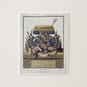 Ravana, demon king of Ceylon, from 'Voyage aux Ind Jigsaw Puzzle