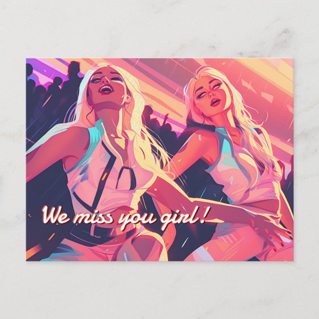 Rave City club life Postcard (Front)