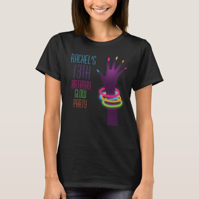 Rave Glow Party T-Shirt (Front)