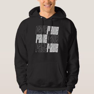rave logo design hoodie