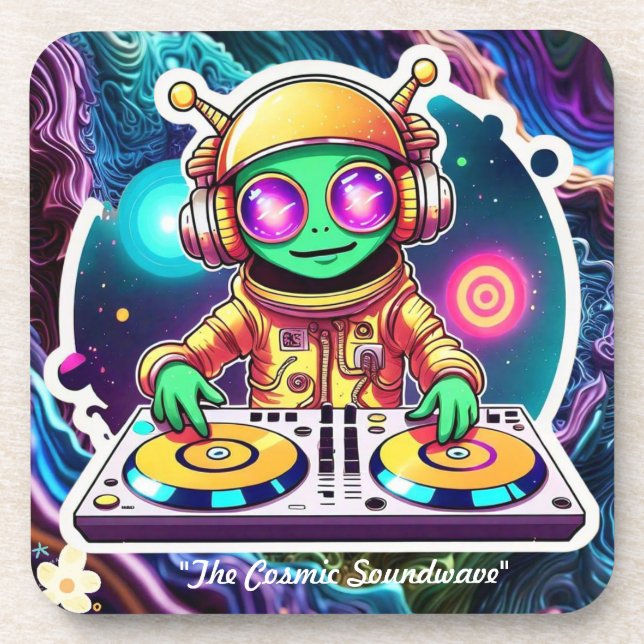 "Rave on Another Planet" Coaster (Front)