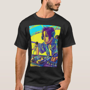 Rave Party Psychedelic EDM Trance Club DJ design_2 T-Shirt
