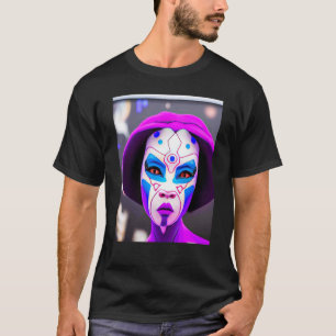 Rave Party Psychedelic EDM Trance Club DJ Neon  3 T-Shirt