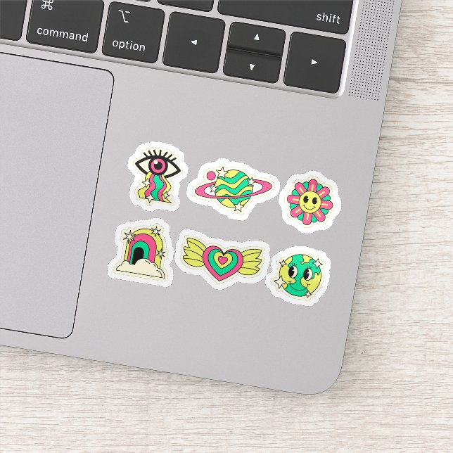 Rave party sticker set (Detail)