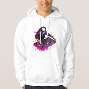 Rave Skull � EDM Party Skeleton DJ Hoodie