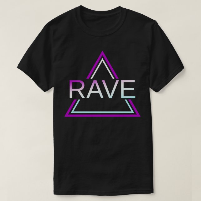 Rave Techno House Party EDM Festival Goa Electro 1 T-Shirt (Design Front)
