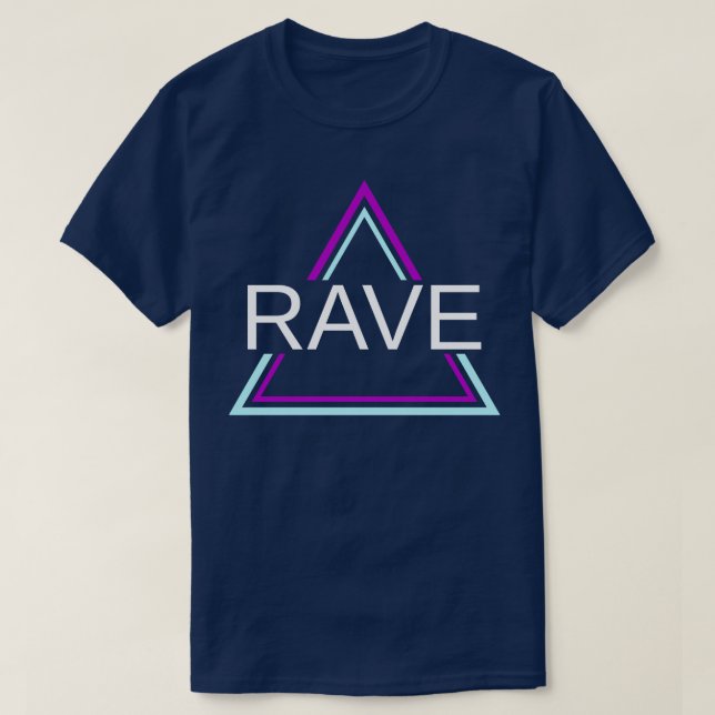 Rave Techno House Party EDM Festival Goa Electro 2 T-Shirt (Design Front)