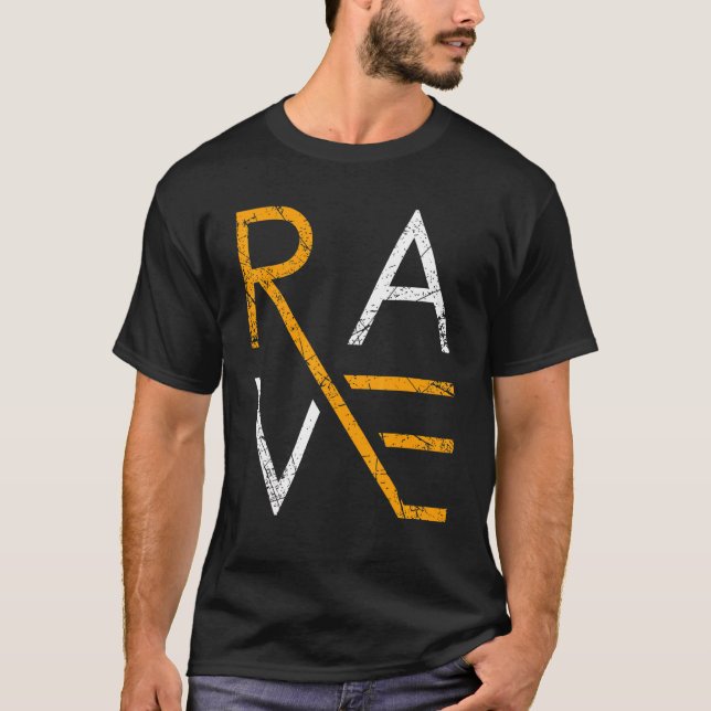 Rave Techno Music Techno Party Raver T-Shirt (Front)
