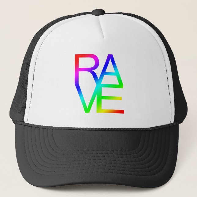 Rave Trucker Hat (Front)