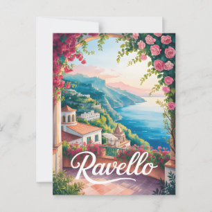 Ravello watercolor  postcard