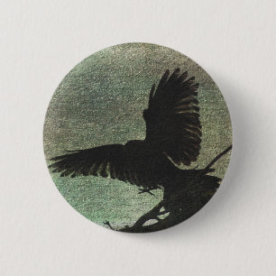 Raven 2 Inch Round Button