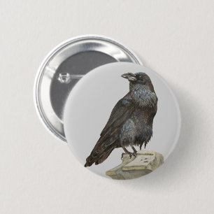 Raven 2 Inch Round Button