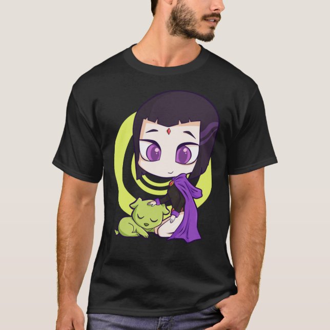 Raven and Beast Boy Classic  T-Shirt (Front)