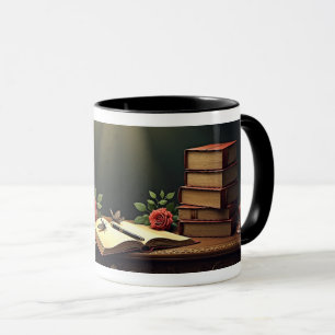 Raven and Skull Mug