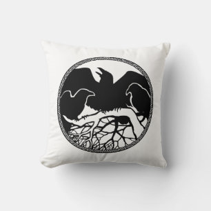 Raven Art Coussins Premières nations Coussins de l