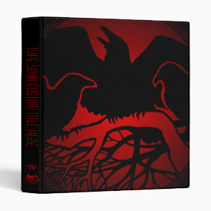 Raven Binder Raven Gift Raven Crow Art Photo Album