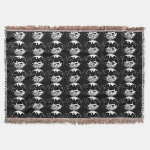 Raven Bird Blanket Spirit Animals Throw Blankets