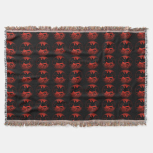 Raven Bird Blanket Spirit Animals Throw Blankets