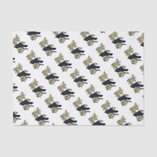 Raven Bird Tissue Paper (Front)