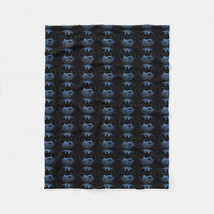 Raven Blanket Native Spirit Animal Fleece Blanket