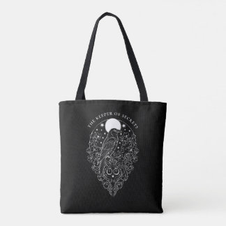 Raven Celestial Halloween Tote Bag